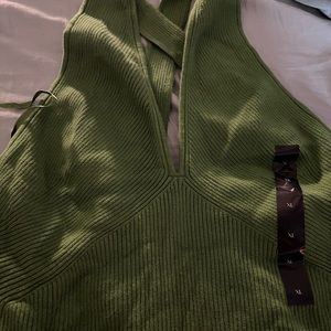 Banana Republic green halter